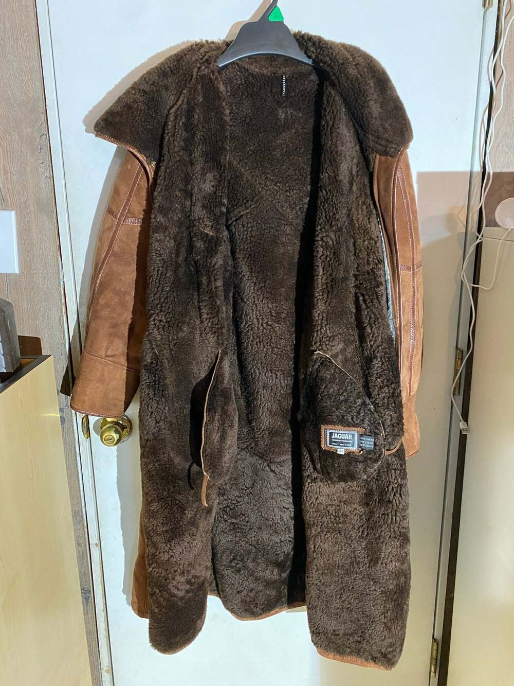 Jaguar 100% Shearling Coat XXL